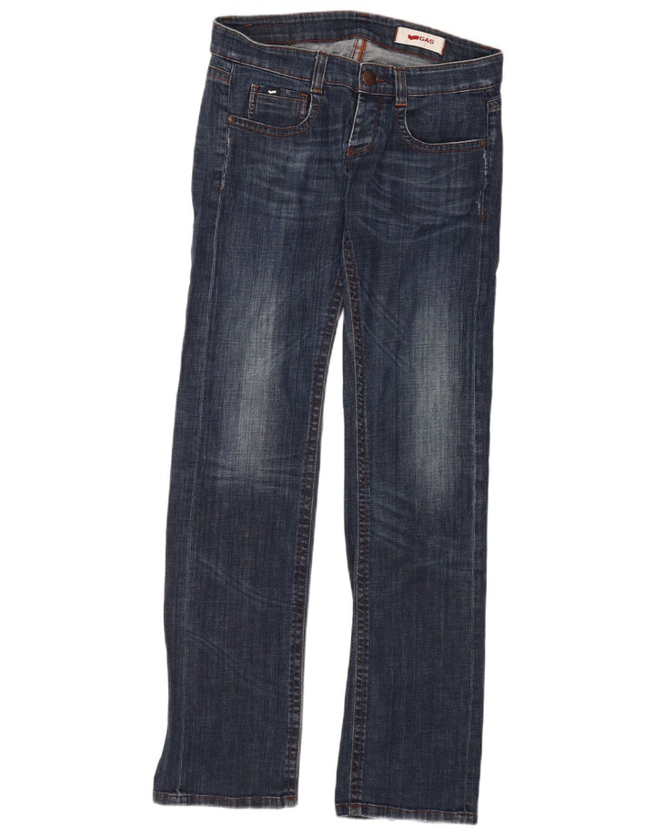 Jeans dritti da donna Gas W29 L34 cotone blu