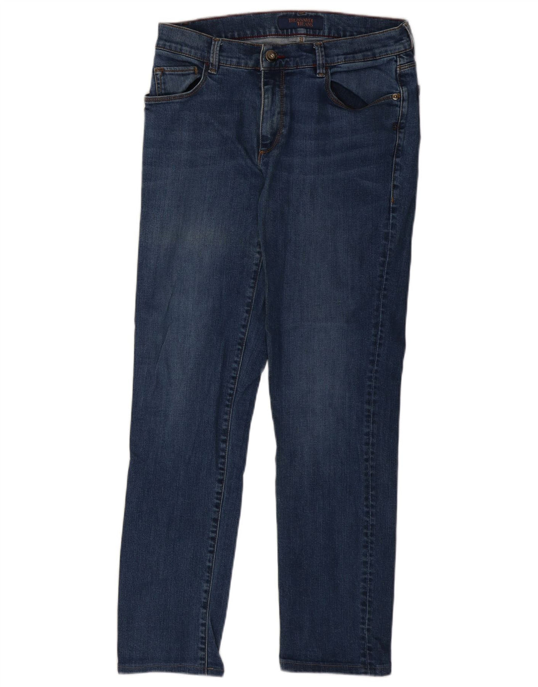 Jeans Slim Uomo Trussardi W33 L30 Blu Cotone
