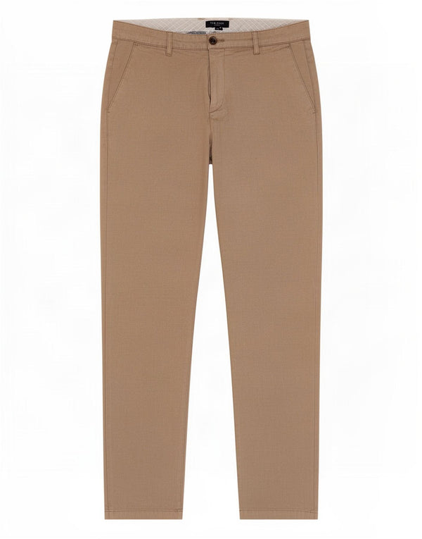 Pantaloni chino slim da uomo Ted Baker W32 L30 cotone beige