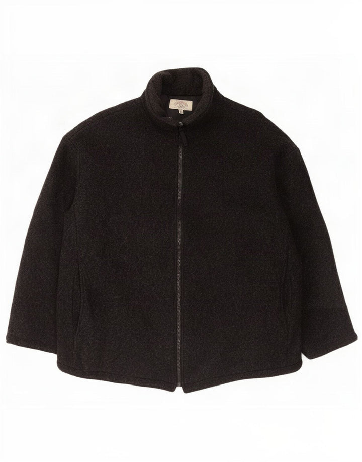 Giacca bomber da uomo Armani Jeans UK 42 XL lana nera