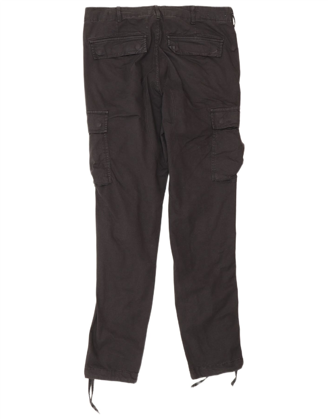 Pantaloni cargo slim da uomo Jack & Jones W33 L34 cotone nero