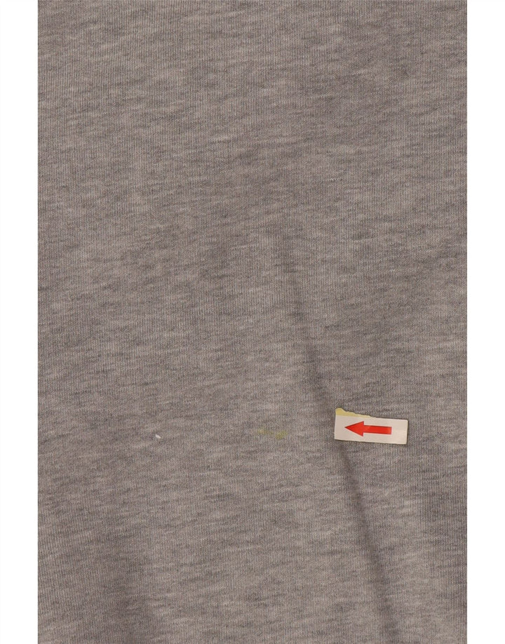 TOMMY HILFIGER Felpa da uomo vestibilità regolare maglione piccolo grigio chiazzato