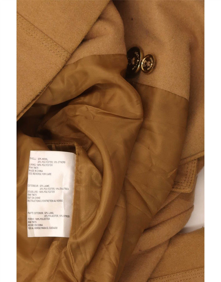 Caban da donna Michael Kors US 10 Large Beige Lana