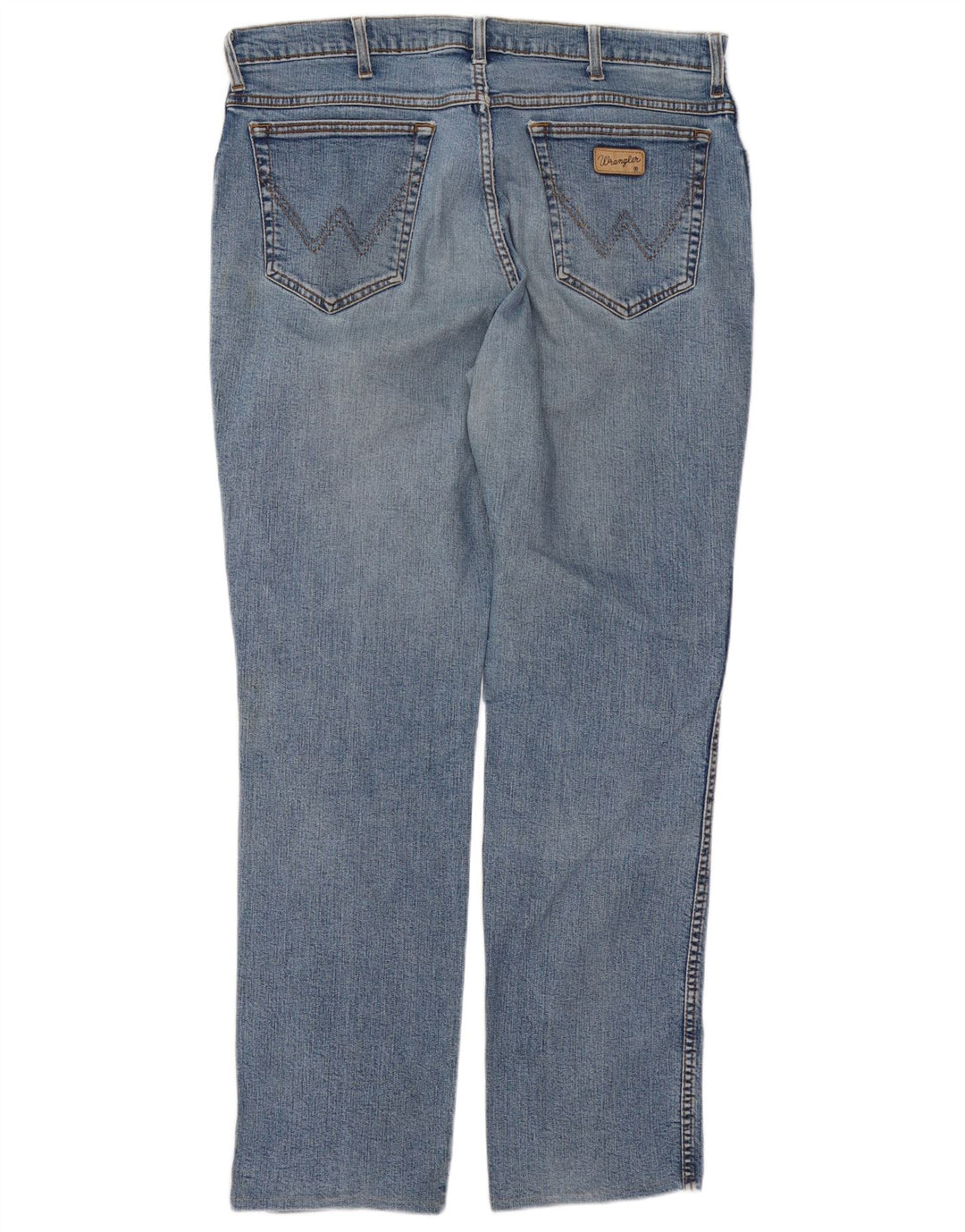 Jeans dritti da uomo Wrangler Texas W38 L34 cotone blu