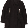 Cappotto Zara da donna UK 14 grande nero