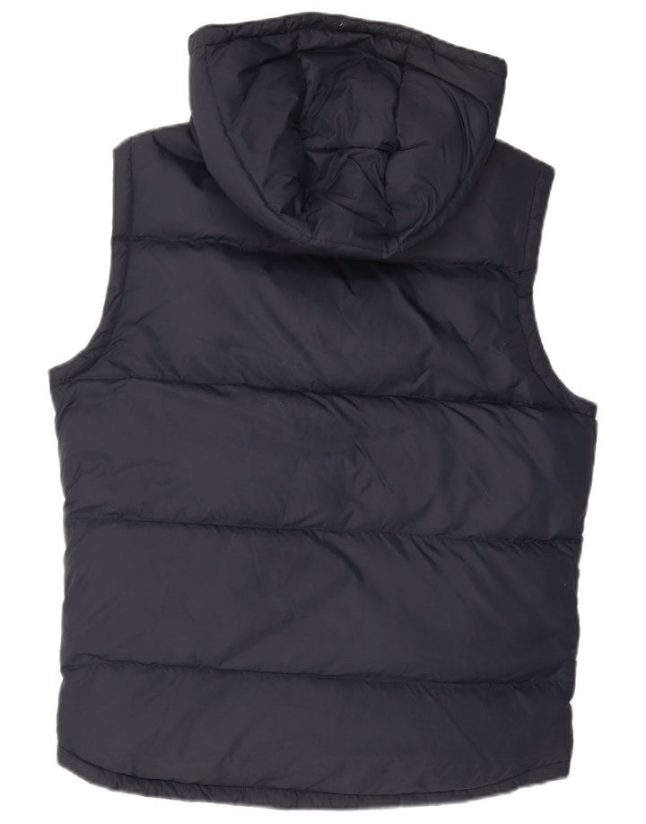 Gilet imbottito con cappuccio da uomo Jack Wills UK 36 piccolo blu navy