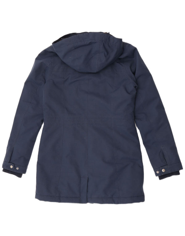 Cappotto giacca a vento con cappuccio da donna O'Neill UK 10 piccolo poliestere blu navy