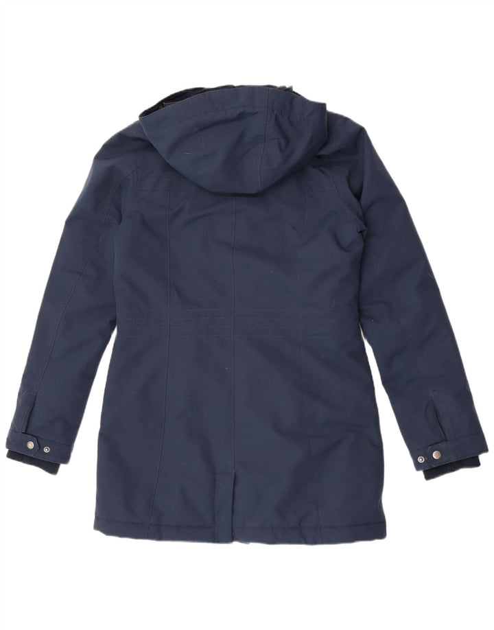 Cappotto giacca a vento con cappuccio da donna O'Neill UK 10 piccolo poliestere blu navy