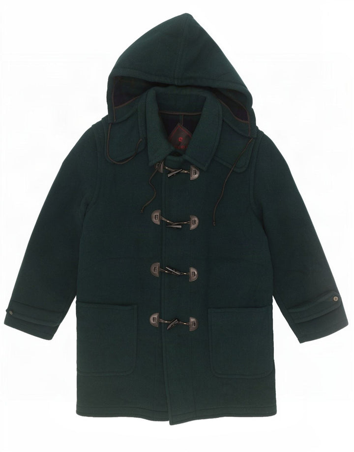 Montgomery con cappuccio da uomo Pierre Cardin IT 50 Large Green Wool