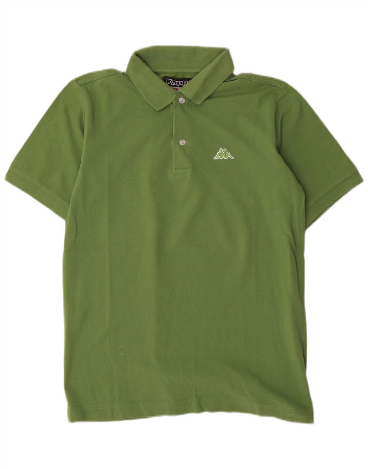 Polo Kappa Uomo Small Verde Cotone