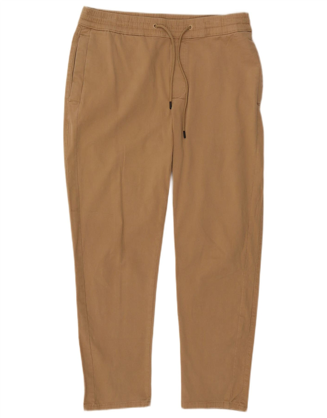 Pantaloni corti dritti da uomo ZARA medi W31 L26 in cotone beige