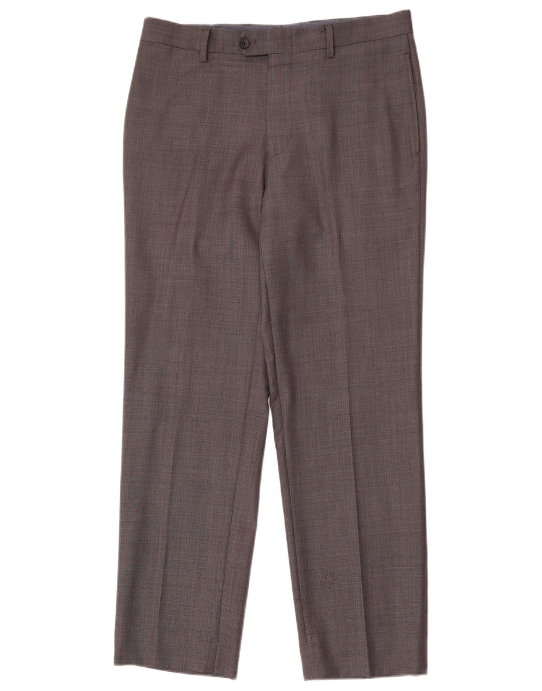 Pantaloni da abito dritti da uomo Tommy Hilfiger W32 L30 Grigi