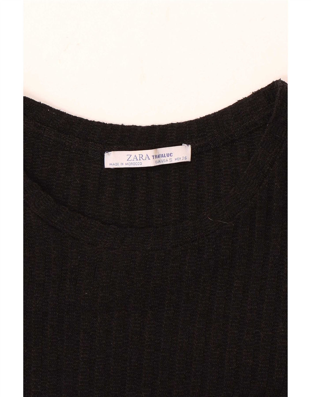Abito maglione Zara da donna UK 10 piccolo nero