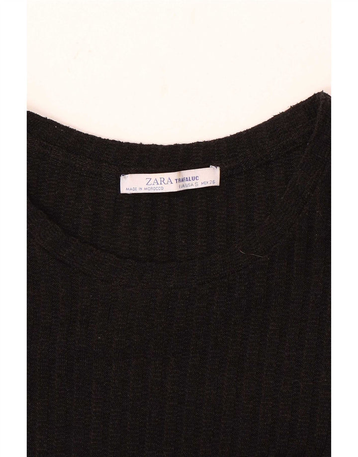 Abito maglione Zara da donna UK 10 piccolo nero