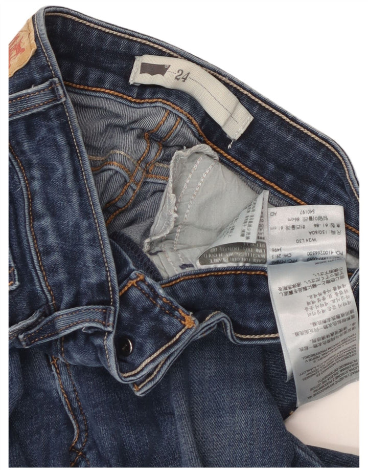 Jeans skinny da donna Levi's W24 L30 cotone blu