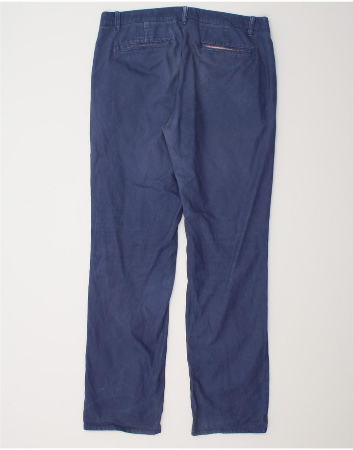 Pantaloni chino dritti da uomo BONOBOS W35 L34 cotone blu