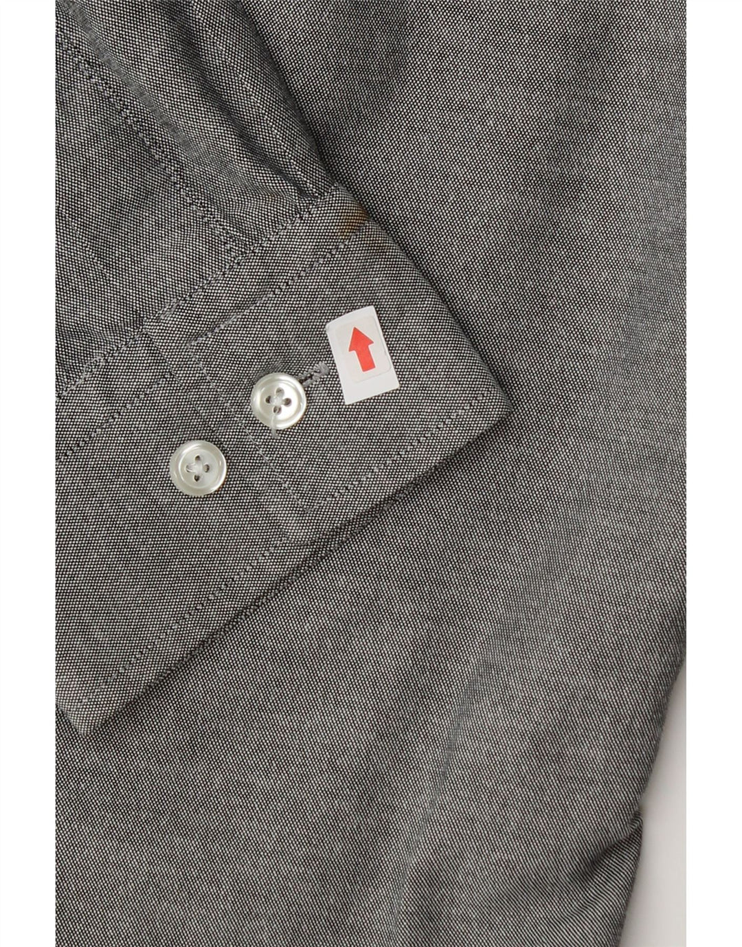 Camicia slim fit da uomo Penguin grande in cotone grigio