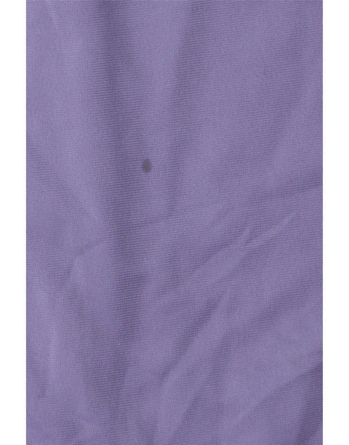 ADIDAS Girls Graphic Tracksuit Top Jacket 12-13 Years Purple Polyester