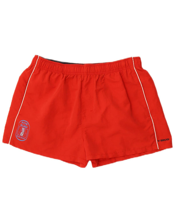 Pantaloncini da bagno da uomo Brugi XL rosso poliestere