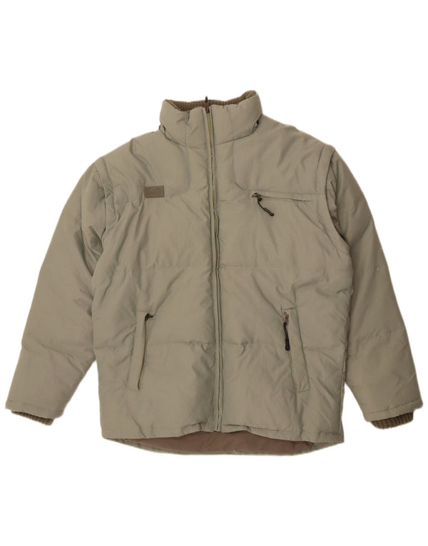 Giacca imbottita da uomo Fila UK 40 Large Verde Poliestere