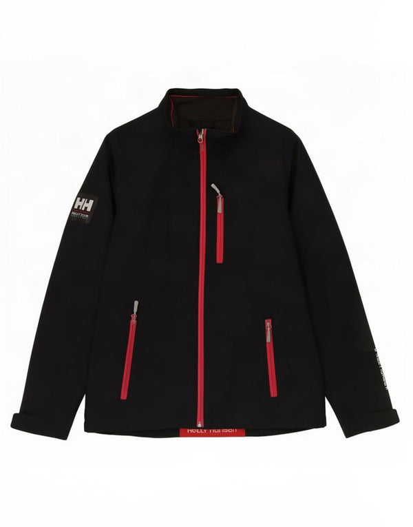 Giacca a vento grafica da donna Helly Hansen UK 14 poliestere nero medio