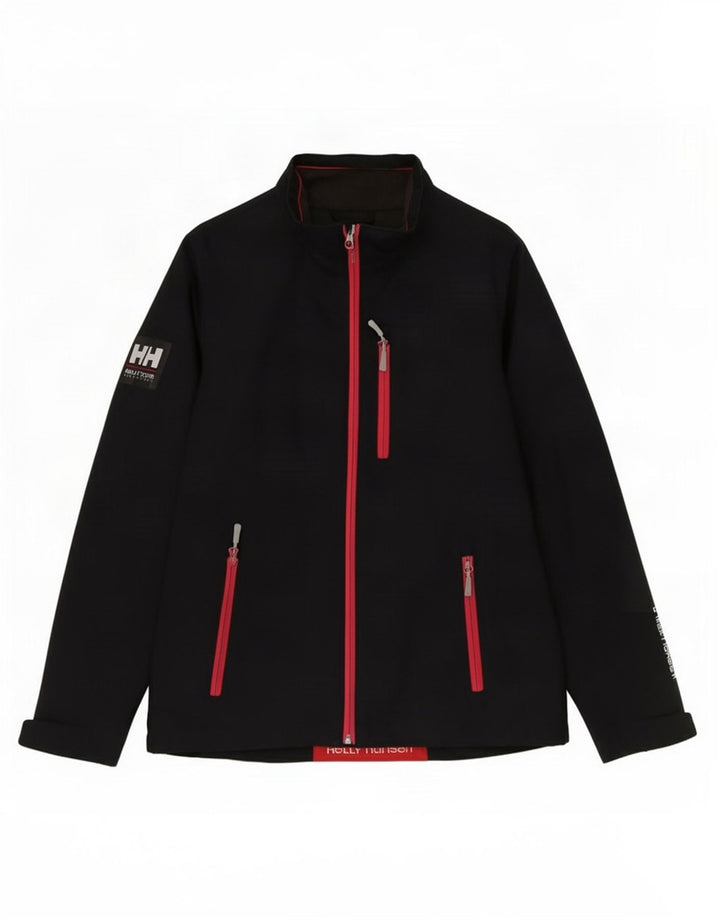 Giacca a vento grafica da donna Helly Hansen UK 14 poliestere nero medio