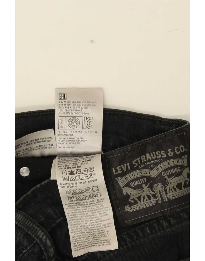Jeans slim da uomo Levi's W34 L30 cotone nero