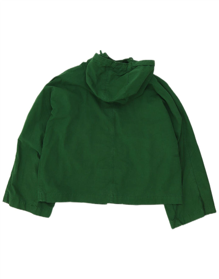 Giubbotto bomber oversize con cappuccio da donna Zara UK 10 piccolo verde