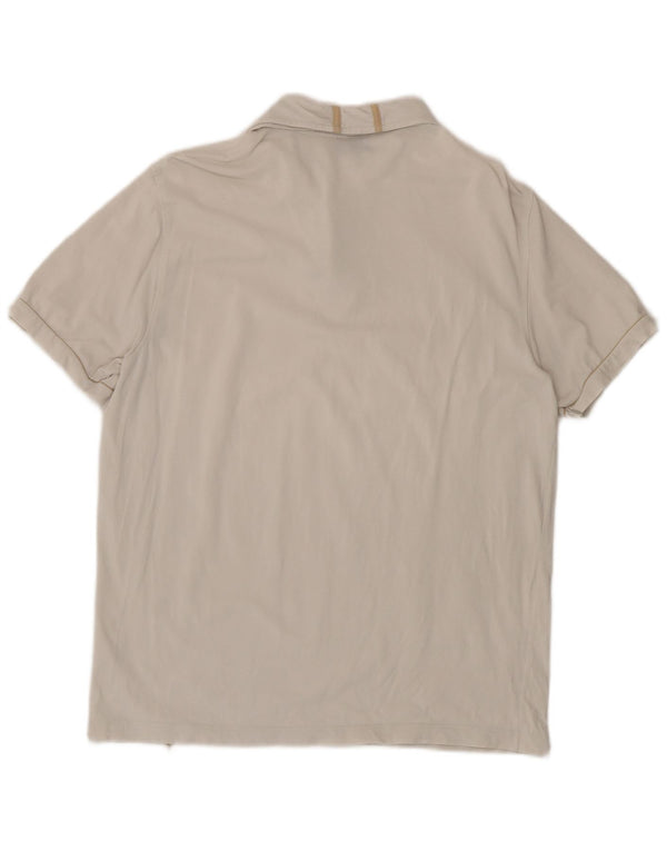 Polo Uomo Trussardi Large Bianca In Cotone