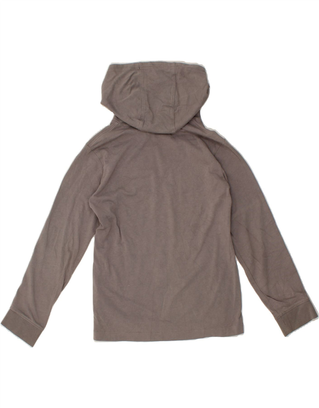 NIKE Womens Graphic Hoodie Jumper UK 12 Medium Grey Cotton Vintage Nike and Second-Hand Nike from Messina Hembry 