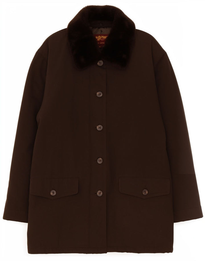 Soprabito da donna Blu Nauta UK 40 grande cotone marrone