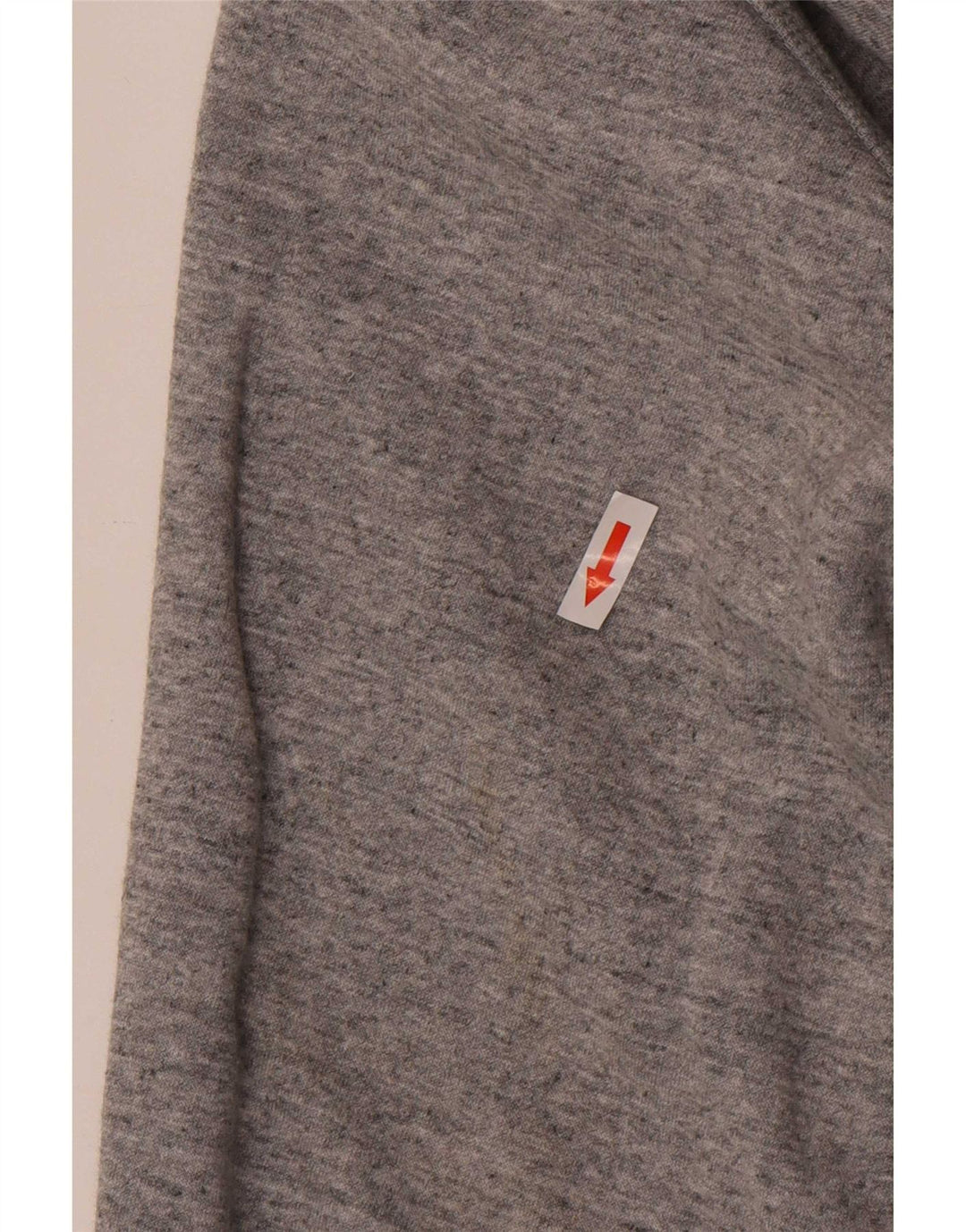 Maglione con cappuccio e zip da uomo Jack Wills in cotone screziato grigio medio