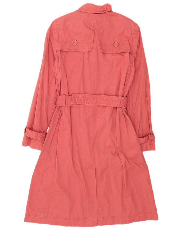 Trench da donna Ben Sherman UK 10 piccolo cotone rosa