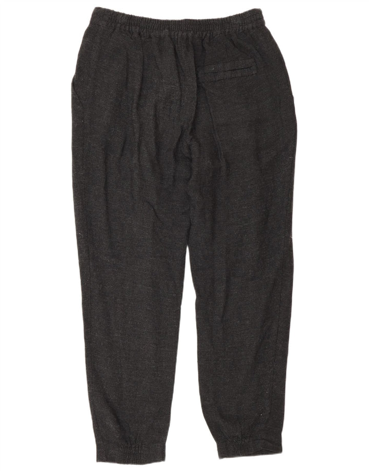 Pantaloni casual slim da donna Zara piccoli W26 L28 grigi