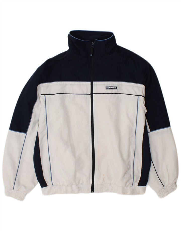 Giacca da tuta da ragazzo Lotto 13-14 anni Large White Colourblock