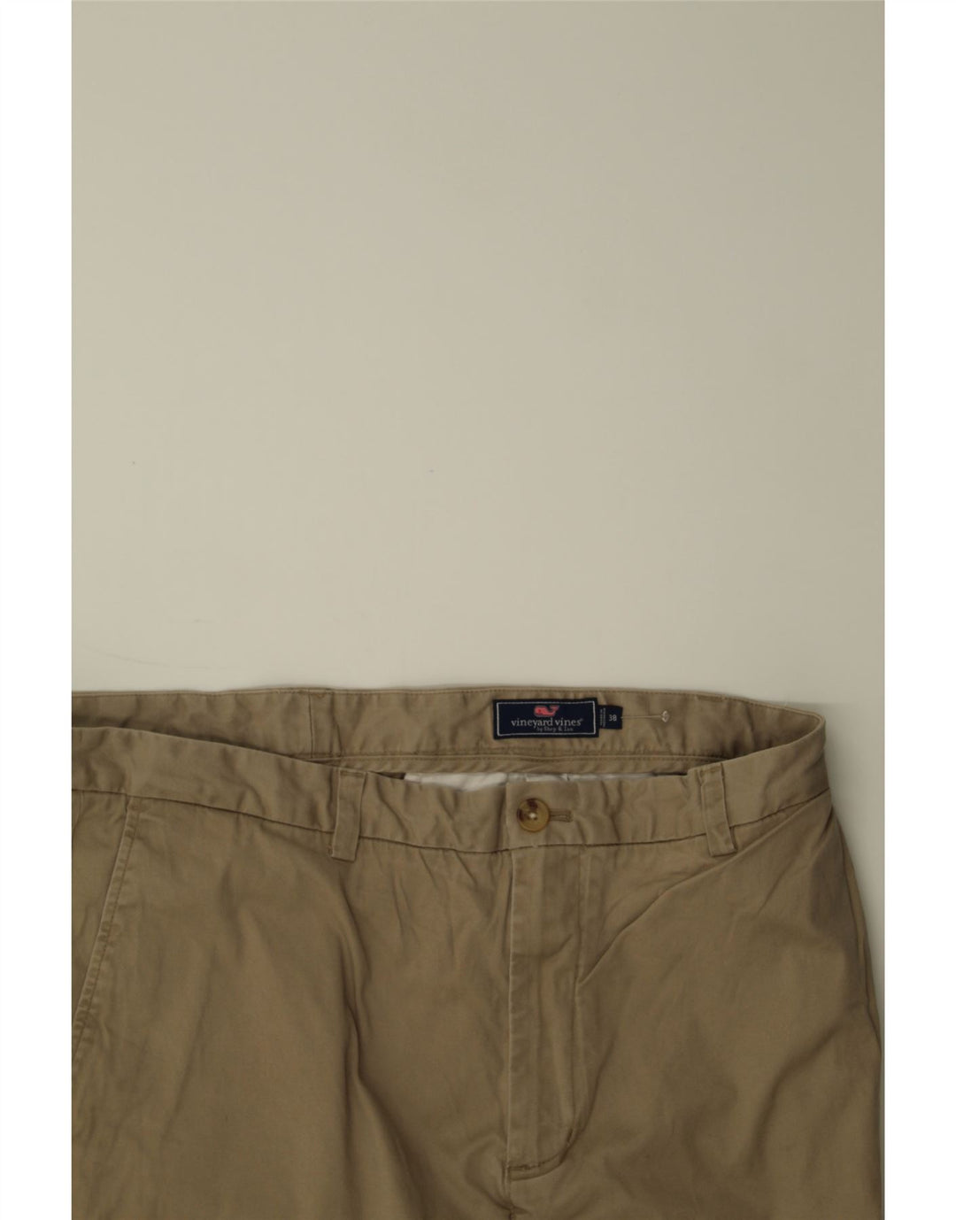 VINEYARD VINES Mens Chino Shorts W38 XL Beige Cotton Vintage Vineyard Vines and Second-Hand Vineyard Vines from Messina Hembry 