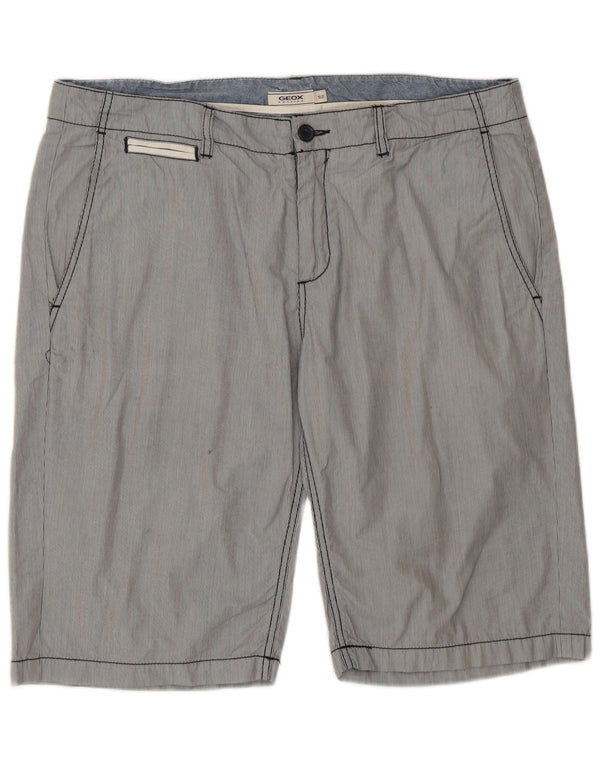 Pantaloncini chino da uomo Geox IT 52 XL W38 Gessato blu