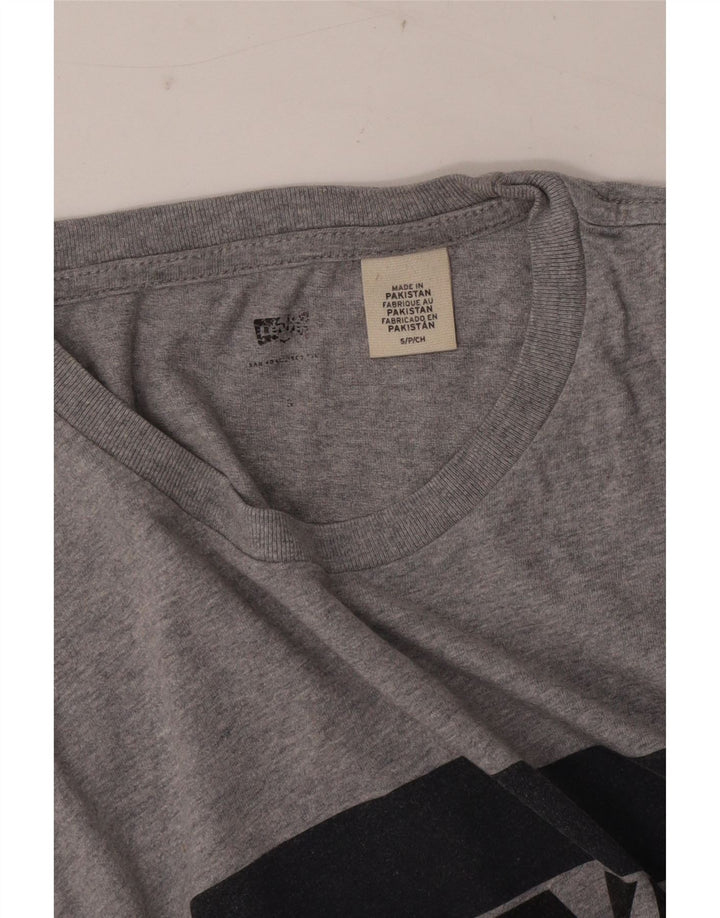 T-shirt grafica da uomo Levi's Top piccola grigia