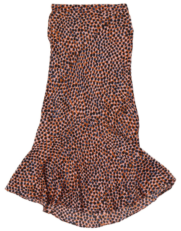 Topshop Gonna a sirena da donna UK 6 XS W26 Stampa animale multicolore