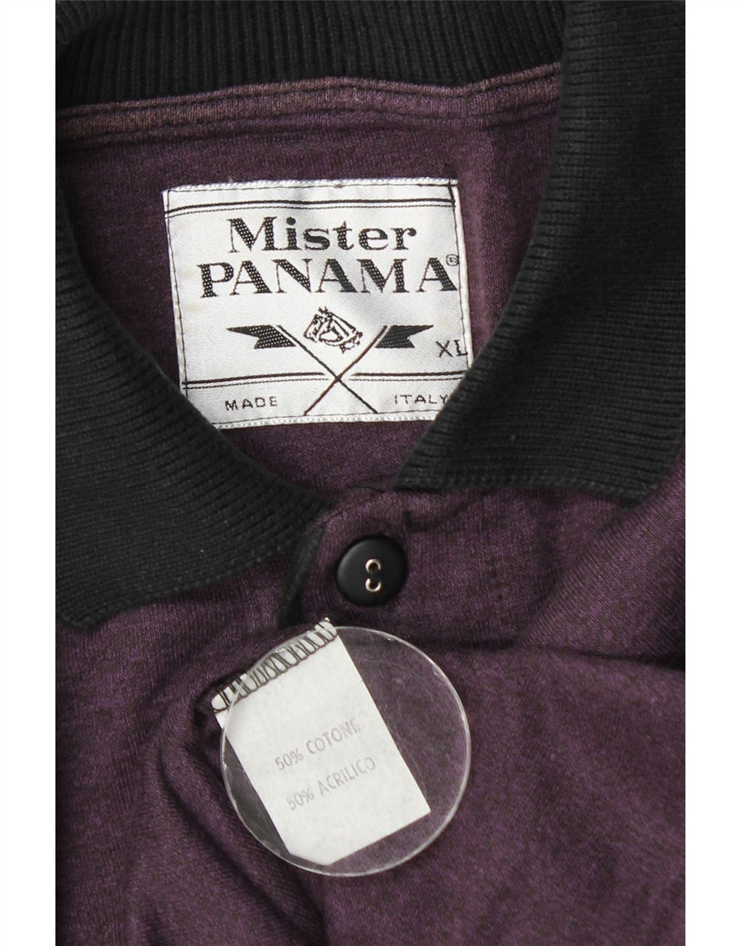 Maglione da uomo con collo a polo XL