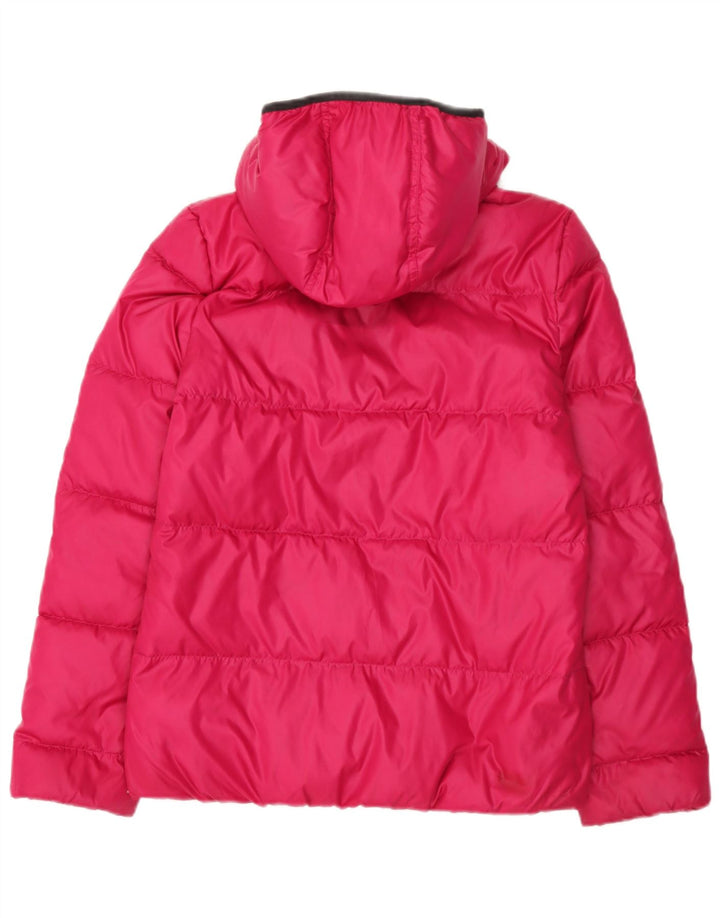 Giacca imbottita con cappuccio da donna Adidas EU 38 poliestere rosa medio