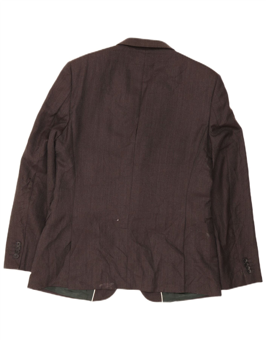 Giacca blazer da uomo a 2 bottoni French Connection UK 42 XL lana grigia classica