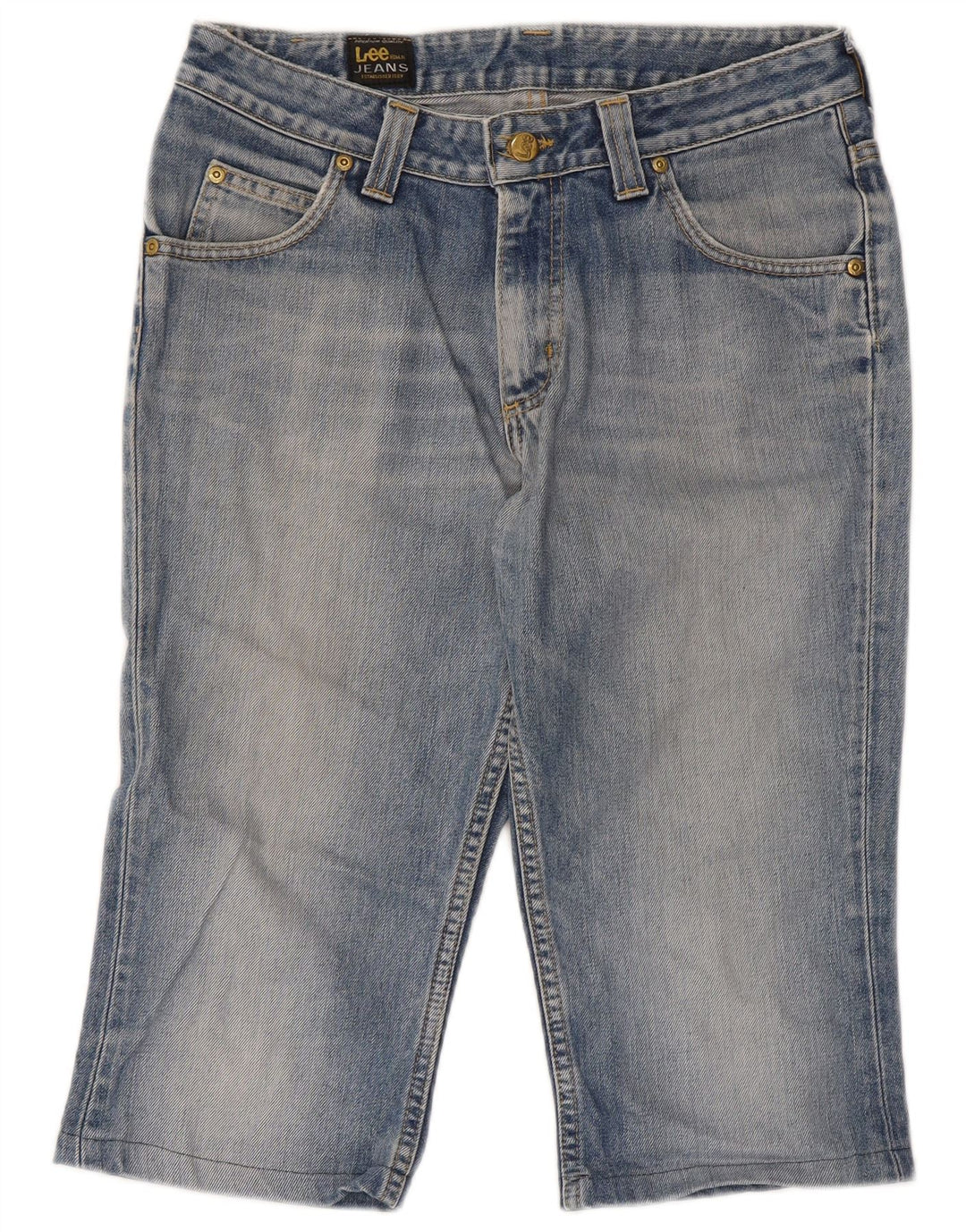 Pantaloncini di jeans Lee Felton da uomo W30 in cotone blu medio