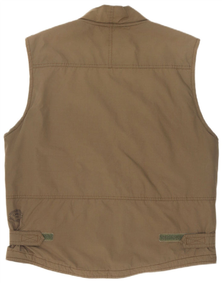 Gilet utility da uomo Camel Active UK 40 grande poliestere kaki