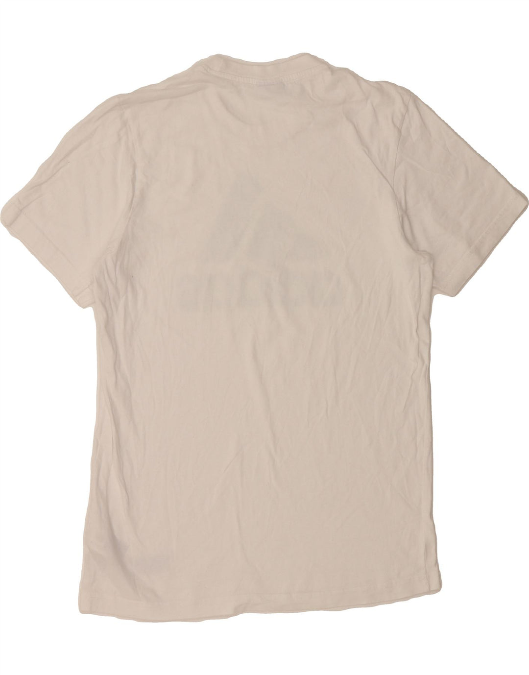 ADIDAS Mens Graphic T-Shirt Top Medium White Cotton Vintage Adidas and Second-Hand Adidas from Messina Hembry 