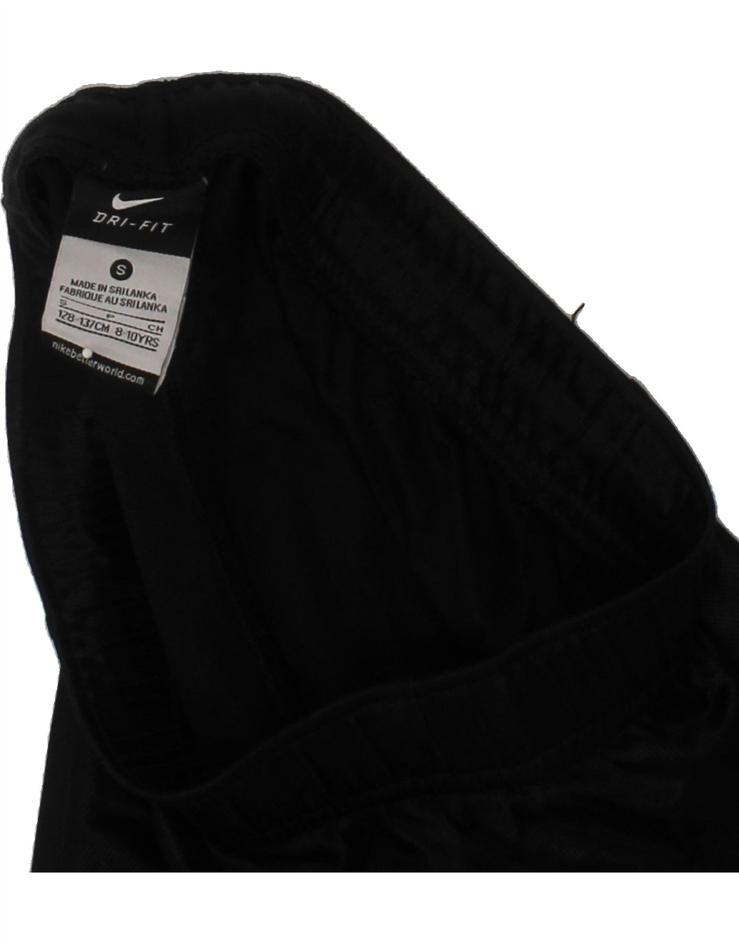 NIKE Boys Dri Fit Sport Shorts 8-9 Years Small Black Polyester Vintage Nike and Second-Hand Nike from Messina Hembry 