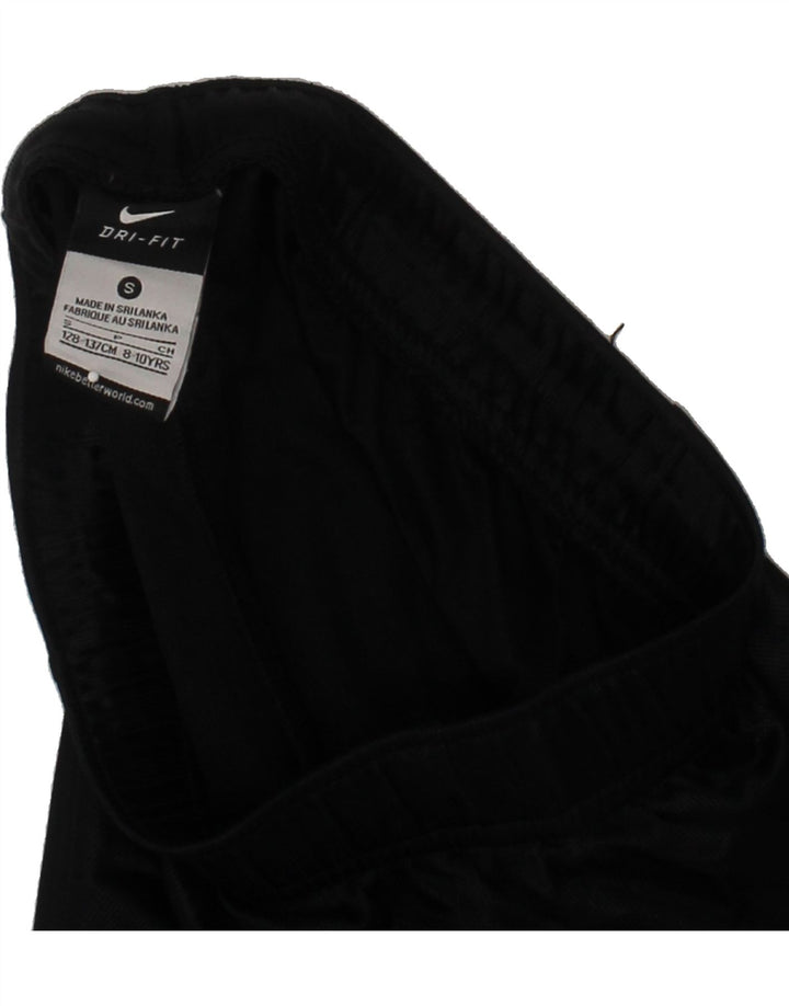 NIKE Boys Dri Fit Sport Shorts 8-9 Years Small Black Polyester Vintage Nike and Second-Hand Nike from Messina Hembry 