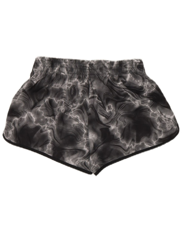 Pantaloncini sportivi Adidas da donna con vestibilità rilassata grafica UK 12 medio poliestere nero