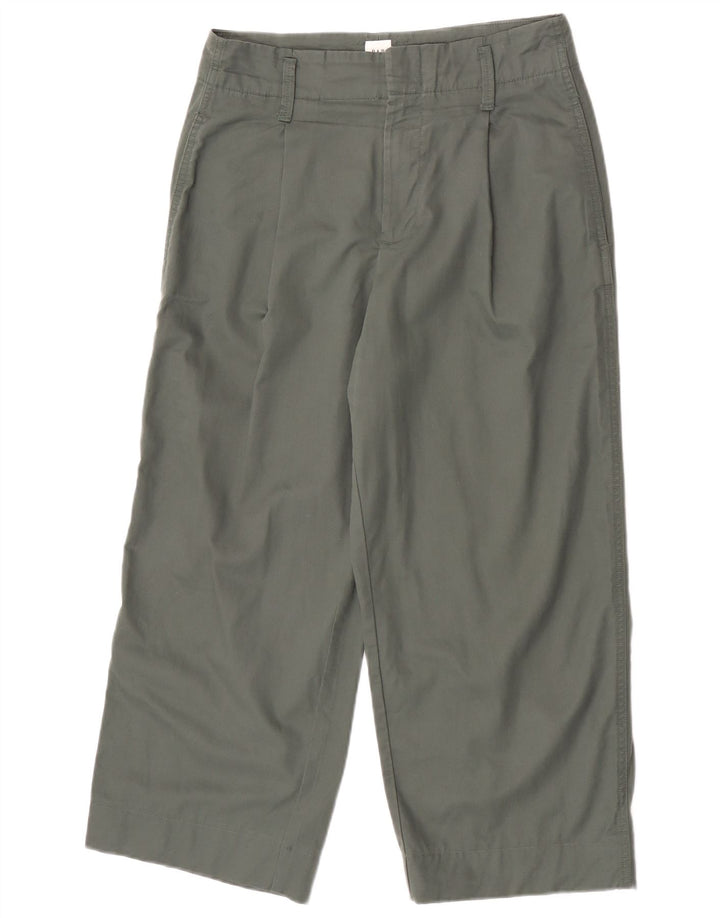 Pantaloni cropped con pegging da donna Gap W27 L24 cotone verde