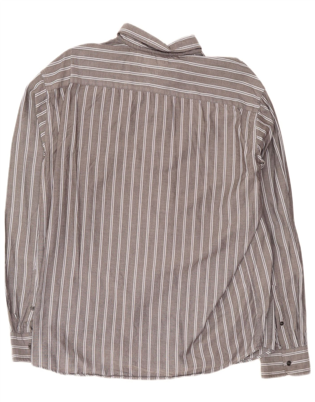Camicia da uomo Tommy Hilfiger XL in cotone gessato grigio